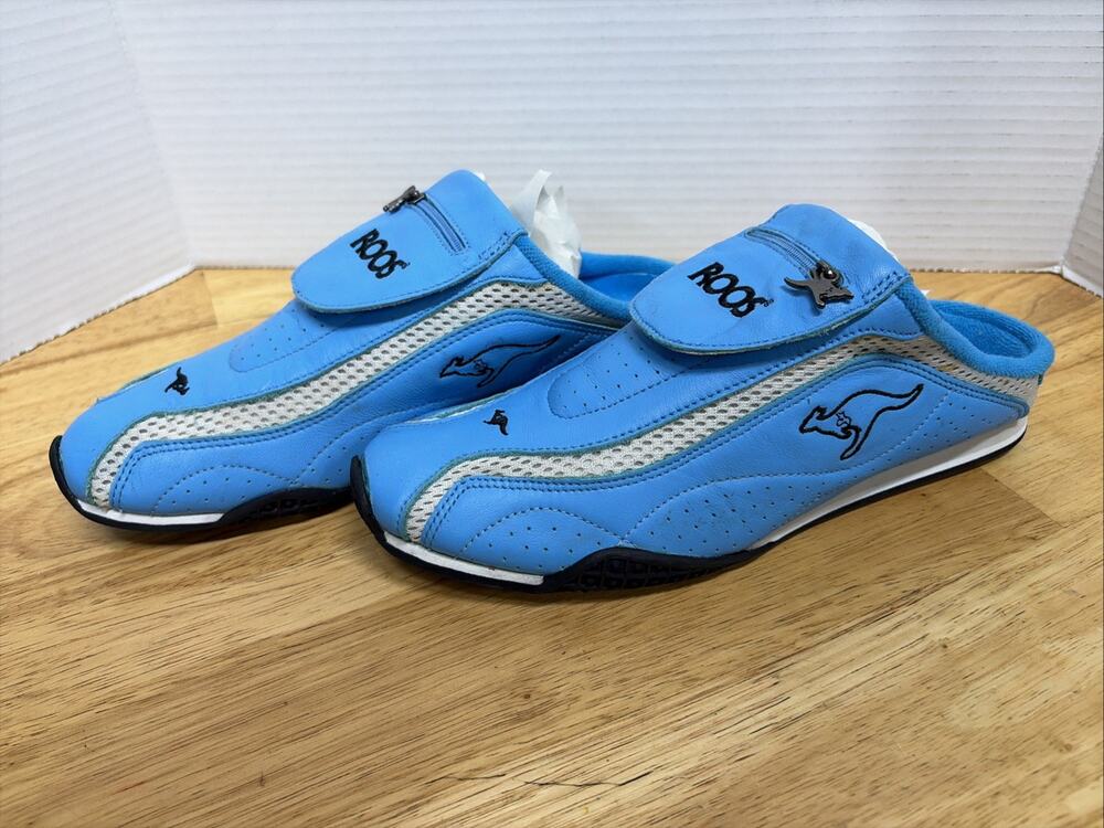 Vintage KangaROOS Blue Shoes Women’s 7.5 With Zipper Pocket Y2K